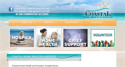 Desktop Screenshot of coastalhomehealthandhospice.com